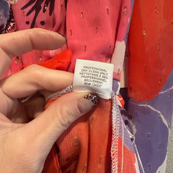 MISA Los Angeles Kaia Bell-Sleeve Chiffon Mini Dress - Picture 6 of 8